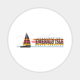 Emerald Isle, NC Summertime Vacationing Sailboat Magnet